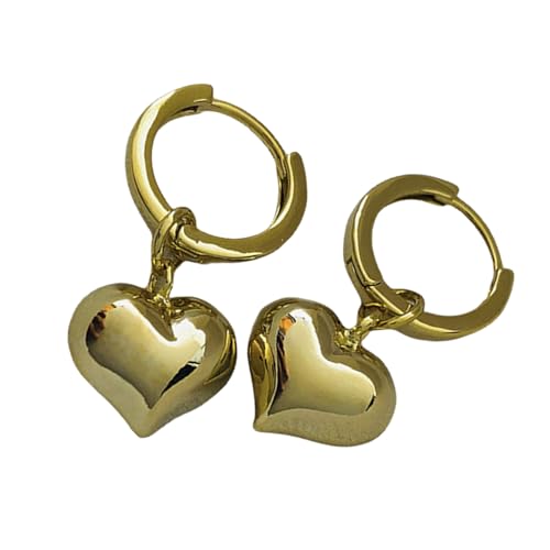 Mode Wassertropfen Ohrringe Eleganter Wassertropfen Ohrringe Charm Chary Heart Anhänger Ohrhaken Schmuck von NPXUAMTJ