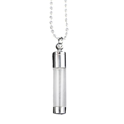 NPXUAMTJ 10 Mm Edelstahl Parfüm Pendellanhänger Halskette Compact Leckfestes Design Für Die Reise Und Tägliche Halskette Mit Geheimen Fächern von NPXUAMTJ