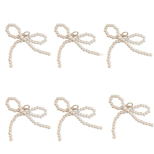 NPXUAMTJ 2/3 Paare Elegante Perlenbogenschuhclips Für Frauen Elegante Schmuckschlneakers Schuhzauber Ornamente Für Hochzeiten Party Schmücken von NPXUAMTJ