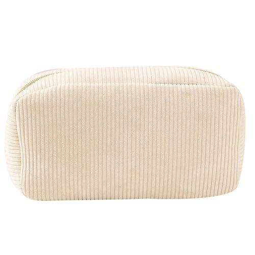 NPXUAMTJ Bleistiftkoffer Großer Kapazität Corduroy Stiftkoffer Großer Fachbeutel Reise Make Up Tasche Für Kinderschule Cord Beutel Für Schulmaterialien von NPXUAMTJ