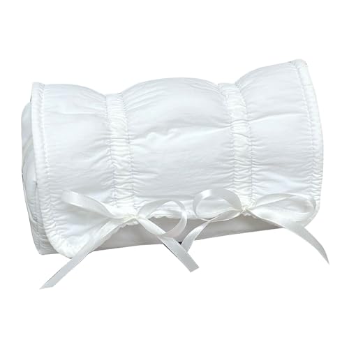 NPXUAMTJ Bowknot Bleistiftkoffer 7.55x3.38x2.91inch Großer Fachpenstpensthäuse Bleistiftbeutel Travel Make Up Aufbewahrungstasche Für Schulbüro Tragbarer Bleistiftkoffer von NPXUAMTJ