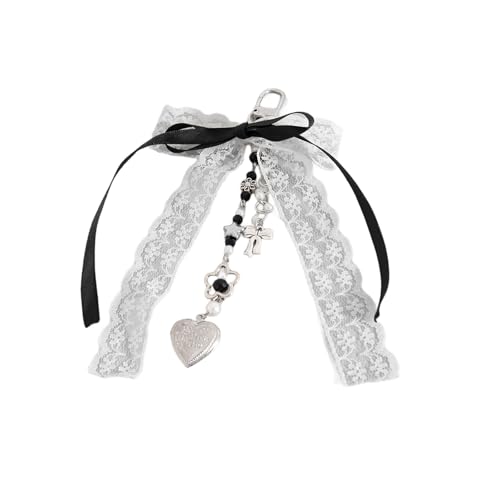 NPXUAMTJ Bowknot Herz Schmücken Für Keyring Und Telefon Modische Schmetterlingsknotenschlüsselkette Bowtie Schlüsselring Orament von NPXUAMTJ