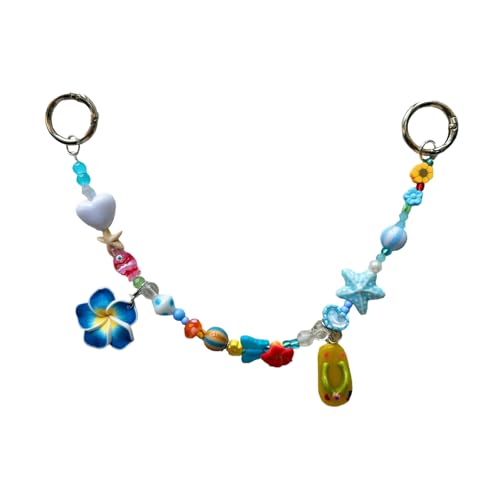 NPXUAMTJ Bunte Dopaminperlen Perlen Oramenthandmade Accessoire Ceramic Legierung Acrylperlen Mode Schmuck Geschenk Dopamin Farbperlen Hängende Kette von NPXUAMTJ