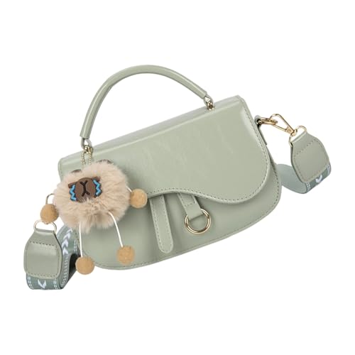 NPXUAMTJ Crossbody Bag Compact PU Konstruktion Abnehmbar Dekorative Accessoire Umhängetaschen Praktische Outfit Enhancer Trendy Abnehmbarer Charm Crossbody Geldbeutel von NPXUAMTJ