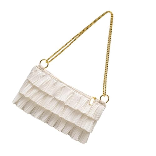 NPXUAMTJ Crossbody Taschen Für Frauen Trendy Kleine Crossbody Geldbörsen Umhängetasche Gekräuselte Handtaschen Toted Evening Clutches Für Frauen Hoboes Handtasche Schulter von NPXUAMTJ