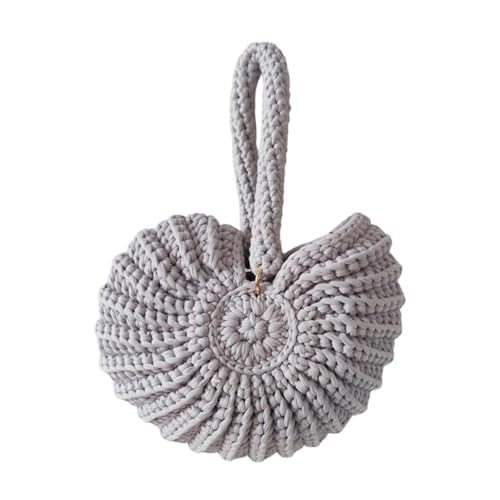 NPXUAMTJ Damen Hobos Minis Handtasche Handgewebtes Muscheln Clutches Geldbörsen Tosed Bags Coin Beutel Taschen Handtaschen Geschenke Handgewebtes Muschelbeutel von NPXUAMTJ