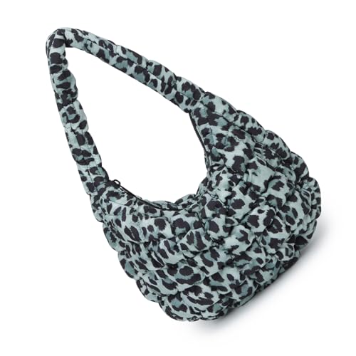 NPXUAMTJ Damen-Unterarmtasche, einfache Umhängetasche, Leopardenmuster, Achsel-Puffer, stilvolle Handtaschen, gesteppt, Pendeln, Leopardenmuster, Schulterpartie für Damen, trendig, gesteppt NPXUAMTJ Damen-Unterarmtasche, einfache Umhängetasche, Leopardenmuster, Achsel-Puffer, stilvolle Handtaschen, gesteppt, Pendeln, Leopardenmuster, Schulterpartie für Damen, trendig, gesteppt von NPXUAMTJ