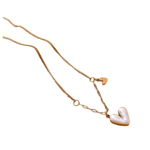 NPXUAMTJ Einfache Halskette Modische Herzheizkette Halskette Herzhalsschmuck Perfekt Für Jugendliches Paar Oder Enger Freund Täglich Kleidung von NPXUAMTJ