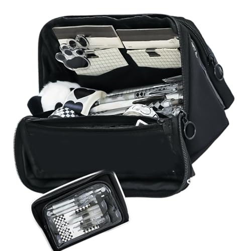 NPXUAMTJ Einfacher Bleistiftbeutel Ästhetischer Fall Großer Kapazität Stift Für Die Organisation Von Schullieferungen Ästhetische Einfache Box Schulbürovorräte von NPXUAMTJ