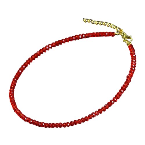 NPXUAMTJ Elegante Feine Kristalldünne Halskette Für Frauen Modische Partyschmuck Accessoire Daten Und Feierlichkeiten von NPXUAMTJ