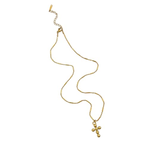 NPXUAMTJ Elegante Halskette, stilvoller Halsschmuck, Anhänger, Halskette, Edelstahl, einfache Halskette für verschiedene Anlässe von NPXUAMTJ