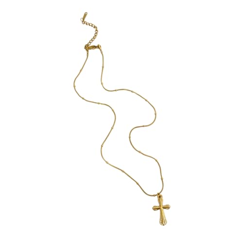 NPXUAMTJ Elegante Halskette, stilvoller Halsschmuck, Anhänger, Halskette, Edelstahl, einfache Halskette für verschiedene Anlässe von NPXUAMTJ