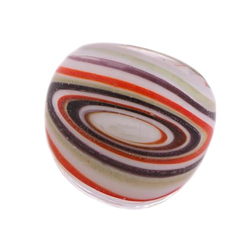 NPXUAMTJ Ethnische Stile Blumenglasringe Komplizierte Drahtkunsthandwerkskunst Tragbarer Komfortable Fit Galaxyed Inspire Ethnic Styles Glasschmuck von NPXUAMTJ