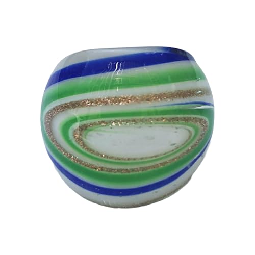 NPXUAMTJ Ethnische Stile Blumenglasringe Komplizierte Drahtkunsthandwerkskunst Tragbarer Komfortable Fit Galaxyed Inspire Ethnic Styles Glasschmuck von NPXUAMTJ