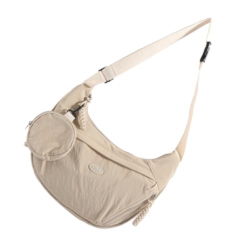NPXUAMTJ Frauen Half Moon Bag Nylon Dumpling Crossbody Bag Mit Multi Taschen Die Für Studenten Und Profis Knödel Taschen Geeignet Sind von NPXUAMTJ