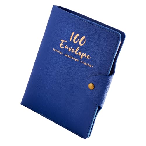 NPXUAMTJ Geldsparen Binder 100 Tage Budget Herausforderung Notebook Tragbarer Finanzplaner Mit Abnehmbarem Umschlagdesign Interaktives Geldsparen Arbeitsbuch von NPXUAMTJ