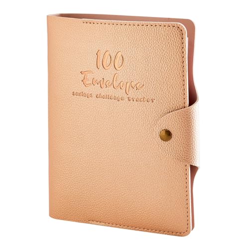 NPXUAMTJ Geldsparen Binder 100 Tage Budget Herausforderung Notebook Tragbarer Finanzplaner Mit Abnehmbarem Umschlagdesign Interaktives Geldsparen Arbeitsbuch von NPXUAMTJ