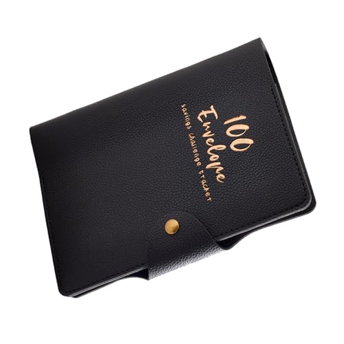 NPXUAMTJ Geldsparen Binder 100 Tage Budget Herausforderung Notebook Tragbarer Finanzplaner Mit Abnehmbarem Umschlagdesign Interaktives Geldsparen Arbeitsbuch von NPXUAMTJ