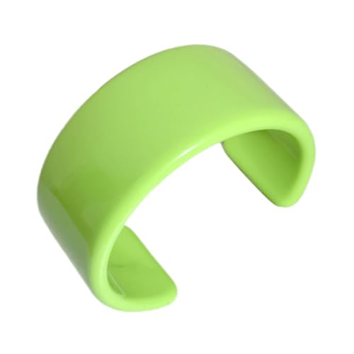 NPXUAMTJ Geometrische Weitmanschette Armbänder Schmuckgeschenke Mode Farbenfrohe Robuste Harz Acryl Open Armreifen Für Trendige Frauen Jugendliche Stile BRAKELETS von NPXUAMTJ