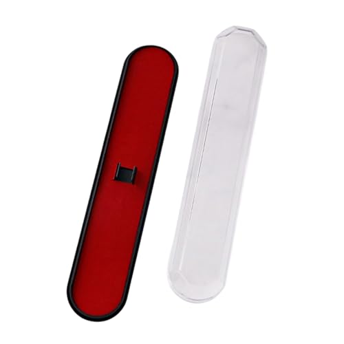 NPXUAMTJ Haltbarkeit Plastikstiftkoffer Transparent Deckelschule Büro Stationerie Organisatoren Aufbewahrungsbox Für Studenten Professioneller Stift Fall von NPXUAMTJ