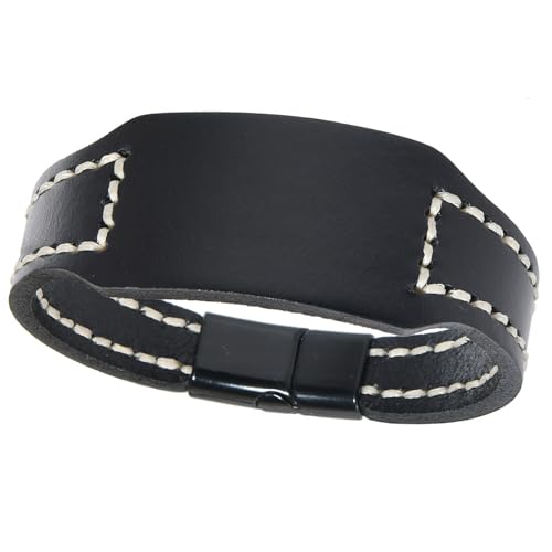 NPXUAMTJ Handwerksgenähte Ledermanschette Armband Anpassbare Größe Für Moderne Lebensstil NPXUAMTJ Handwerksgenähte Ledermanschette Armband Anpassbare Größe Für Moderne Lebensstil von NPXUAMTJ