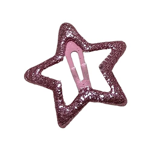 NPXUAMTJ Ins Star Clip Sweet Cool Girl Fünfzackiger Stern Glitzernde Haarnadel Clip Clip Pony Clip Haarspange von NPXUAMTJ