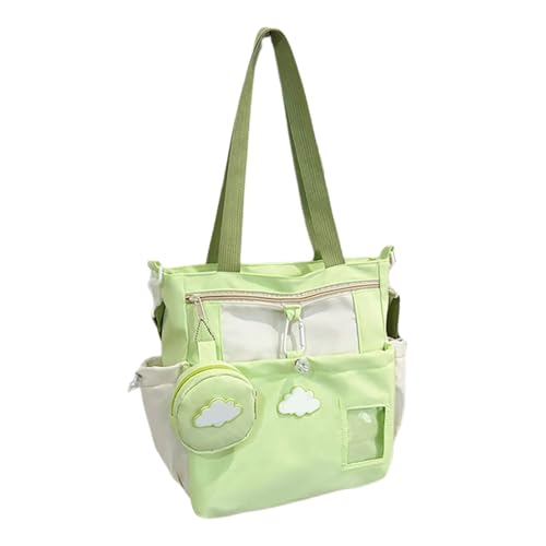 NPXUAMTJ Itabag Mehrzweck Rucksack Crossbody Tasche Messengery Umhängetaschen Für Anime Display Transparent School Daypack Schulter von NPXUAMTJ