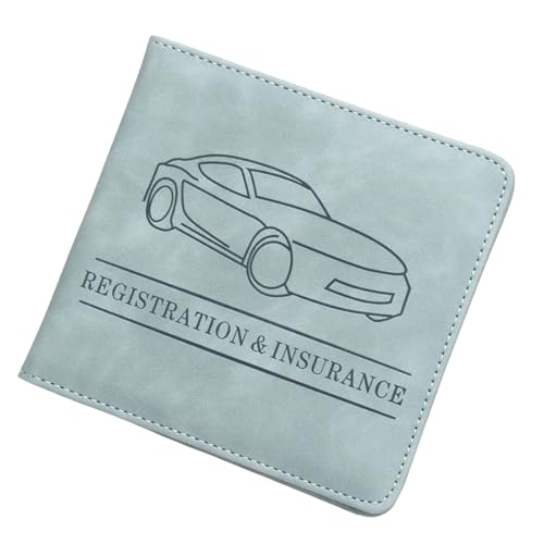 NPXUAMTJ Karten- und Versicherungshalter, Auto-Dokumentenhalter für Anhänger, LKW, Fahrzeug, Handschuhfach, Auto-Organizer, Dokument, grün, One Size von NPXUAMTJ