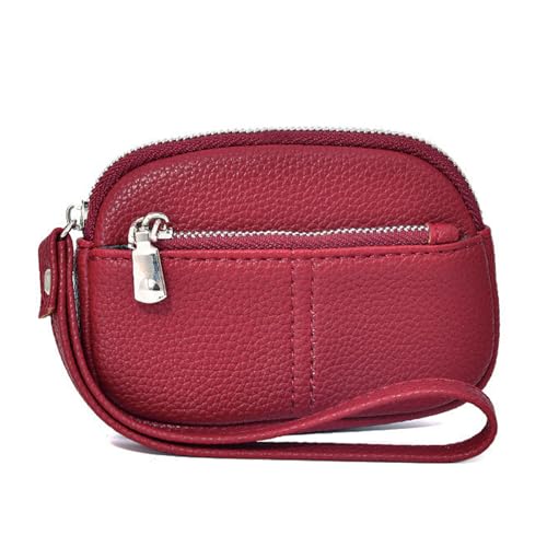 NPXUAMTJ Kleine Reißverschluss Armband Geldbeutel Für Frauen Lederkartenhalter Brieftasche Mit Schlüsselbund Und Münzleder Armband Kupplung von NPXUAMTJ