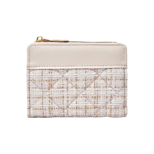 NPXUAMTJ Kompakte Brieftaschen Für Frauen Biflold Clutches Mode PU Leder Geldbörsen Damen Kreditkartenhalter Geld Bag Travel Geldbörsen Frauen Kurzerhöhte Brieftasche von NPXUAMTJ