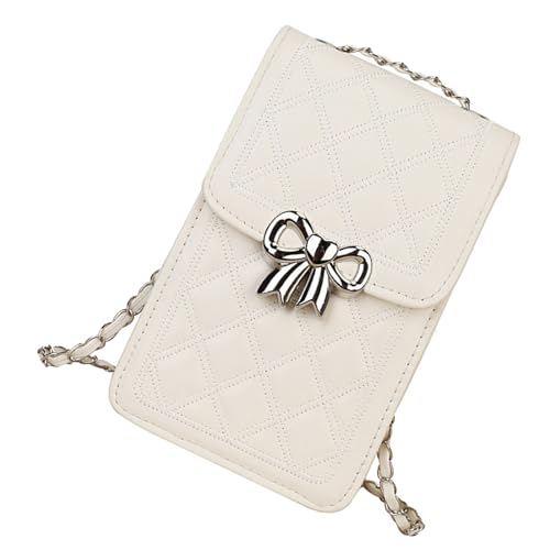 NPXUAMTJ Kompakte Umhängetaschen Funktionelle Organisatoren Taschen PU Leder Crossbody Taschen Zeitgenössischer Telefonhalter Verstellbarer Gurt Crossbody Geldbeutel von NPXUAMTJ