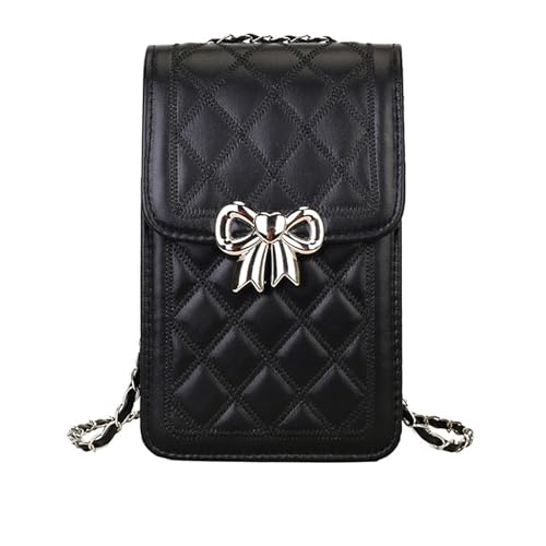 NPXUAMTJ Kompakte Umhängetaschen Funktionelle Organisatoren Taschen PU Leder Crossbody Taschen Zeitgenössischer Telefonhalter Verstellbarer Gurt Crossbody Geldbeutel von NPXUAMTJ