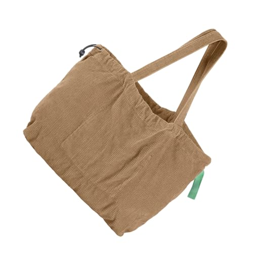 NPXUAMTJ Koreanisch Inspirierte Cord Umhängetasche Geräumige Innenraum Freizeit Handtasche Für Frauen Die Mode Und Funktionalität Retro Designs Handtasche Kombinieren von NPXUAMTJ