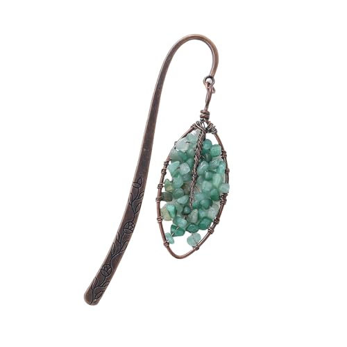 NPXUAMTJ Künstlerische Legierungs Lesezeichen Mit Moonbaumherz Anhänger Legierung Textur Zartes Perfekt Für Literarische Enthusiasten Künstlerisches Metall Lesezeichen von NPXUAMTJ