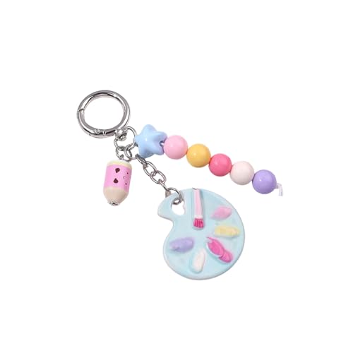 NPXUAMTJ Künstlerpalette Schlüsselbund Für Frauen Handtasche Charme Charms Keychain Accessoires Valentinstag Geschenke Autoschlüsselringe Auto Schlüsselringe Für Frauen von NPXUAMTJ
