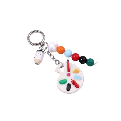 NPXUAMTJ Künstlerpalette Schlüsselbund Für Frauen Handtasche Charme Charms Keychain Accessoires Valentinstag Geschenke Autoschlüsselringe Auto Schlüsselringe Für Frauen von NPXUAMTJ