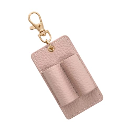 NPXUAMTJ Leder Stifthalter Doppelschlitz Stift Organizer Mit Abnehmbarem Schlüsselbundclip Für Journals Bücher Reisen Zubehör Multifunktional Spring Steel Organizer von NPXUAMTJ