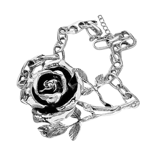 NPXUAMTJ Mode Echte Rosenkette Mit 24.000 Gold Finish Tolle Geschenke Ideen Für Mutter Frau Oder Freundin Trendy Party Halskette Bequem von NPXUAMTJ