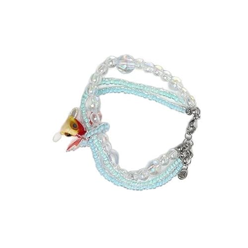 NPXUAMTJ Mode Lucky Fish Schmuckset Glänzende Acrylheizkette Halskette Einstellbare Länge Ideal Für Ihren Karpfenfischschmuck NPXUAMTJ Mode Lucky Fish Schmuckset Glänzende Acrylheizkette Halskette Einstellbare Länge Ideal Für Ihren Karpfenfischschmuck von NPXUAMTJ