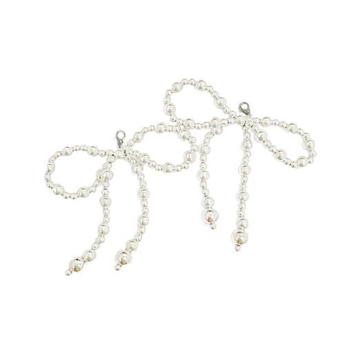 NPXUAMTJ Mode Schuhverzierung Einzigartiger Bogenknoten Anhänger Keychain Kristallperlen Anhänger Für Schuhdekoration von NPXUAMTJ