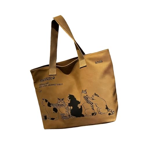 NPXUAMTJ Mode Übergroße Frauen Handtasche Canvas Shopper Tasche Mit Ergonomischen Griffen Schulter Für Aktivitätsleinwand von NPXUAMTJ