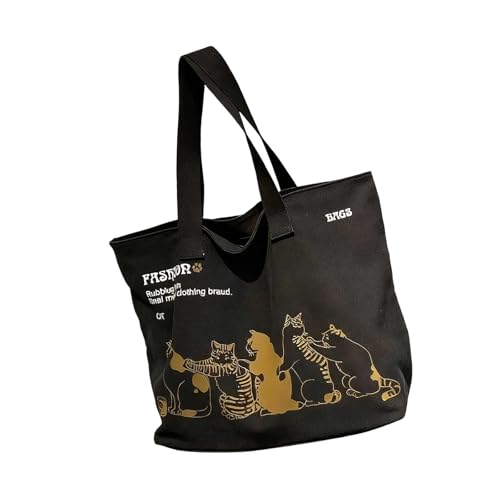 NPXUAMTJ Mode Übergroße Frauen Handtasche Canvas Shopper Tasche Mit Ergonomischen Griffen Schulter Für Aktivitätsleinwand von NPXUAMTJ