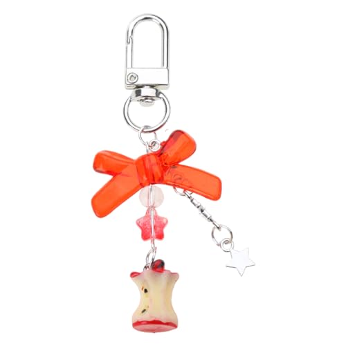 NPXUAMTJ Obst Bowknot Star Keychain Süße Dekorationen Schlüsselring Ornament Rucksack Handtasche Charme Anhänger Geschenk Für Mädchen Frauen Frauen von NPXUAMTJ