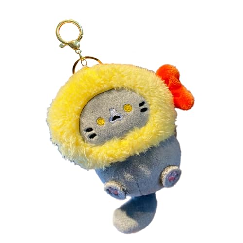 NPXUAMTJ Plüschkatzen Spielzeug Keychain Delikates Schlüsselschmuck Anhängende Pendellennutzbeutel Anhänger Fashion Dolls Für Kinder Und Teenager von NPXUAMTJ