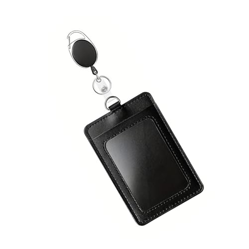 NPXUAMTJ Premium PU Leder Dokumenthalter Mit Transparentem Fensterdesign Für Visitenkarten Und Abzeichen Multi Slot PU Leder ID Abzeichen Brieftasche von NPXUAMTJ