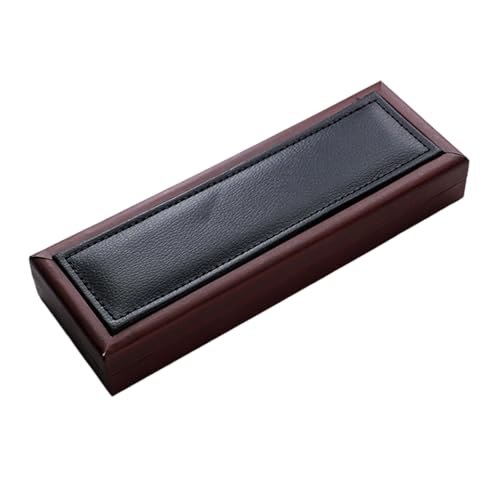 NPXUAMTJ Raffinierte Business Pen Geschenkverpackungsschachtel Mit PU Leder Finish Kompakt Aufbewahrungsbox Für Professionelle PU Plastikstifthalter von NPXUAMTJ