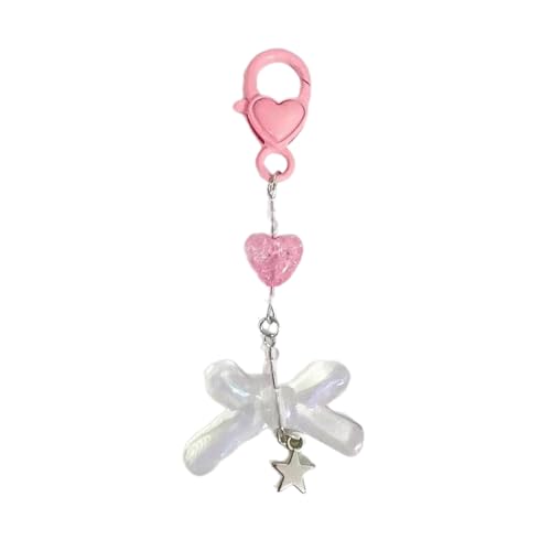 NPXUAMTJ Stilvolle Bowknot Schlüsselringe Zarte Bowknot Keychain Süßer Herzsack Anhänger Einzigartiger Schlüsselschmuck Für Jeden Anlass Geeignet von NPXUAMTJ