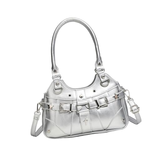 NPXUAMTJ Stilvolle Crossbody Tasche Für Frauen Mode Umhängetaschen PU Handtasche Mit Verstellbarem Riemen Für Schuleinkäufe Und Partys Modische Teenager Accessoire von NPXUAMTJ