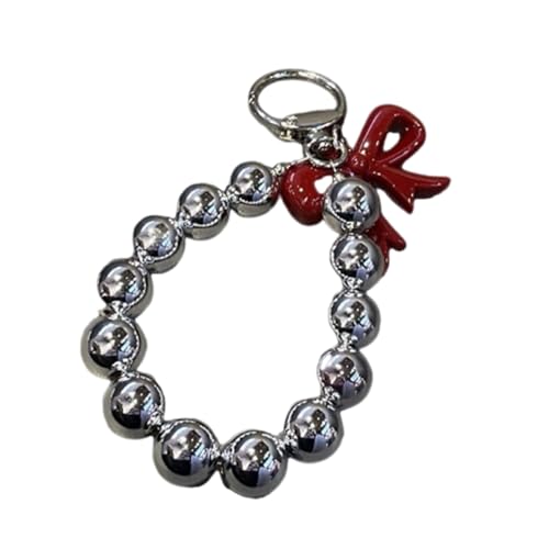 NPXUAMTJ Stilvolle Hängende Ornament Bowknot Keychain Perlen Key Schmuck Einzigartige Tasche Anhänger Acryltextur Geeignet Für Taschen Oder Schlüssel Geeignet von NPXUAMTJ