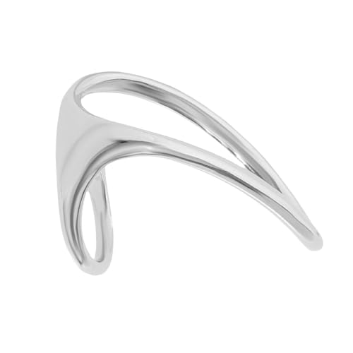 NPXUAMTJ Stilvolle Kreative Metall Offene Ringe Modische Geometrische Formen Fingerringe Wasserdichte Schmuck Für Partys Und Festivals Casual Party von NPXUAMTJ